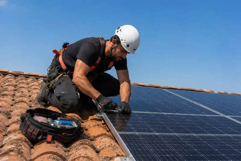Maintenance et monitoring de panneaux solaires à Saint-Nexans
