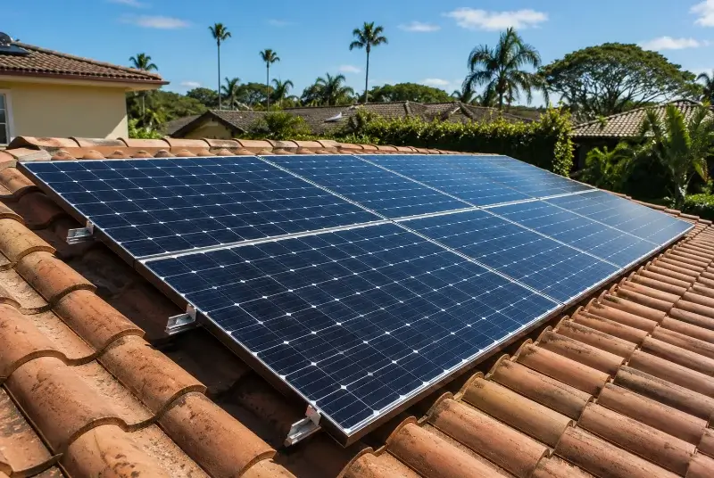 Installation de panneaux solaires à Saint-Nexans